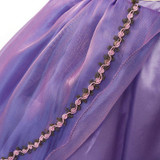 MUABABY Girls Princess Rapunzel Dress Costume Children Deluxe Tangled Dress up Clothing Kids Girl Part Dress Halloween Birthday