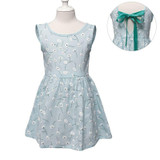MUABABY 2-7T Girl Dress Baby Kids Summer Flower Cherry Backless Sundress Girl Cotton Sleeveless Princess Beach Casual Dresses