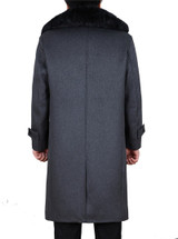 Mu Yuan Yang X-Long Men' s Wool Blend Coats Winter Business Casual Wool Coat Men Jacket Plus Size XXXL XXXXL Cashmere Clothing