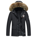 Mu Yuan Yang New Arrivals White Duck Down Jackets For Male White Coat Overcoat 2017 Men's Duck Down Jacket Warm Clothing