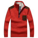 Mu Yuan Yang Sweaters 2017 Autumn And Winter Casual Knitwear Male Pullovers Half Turtleneck Men's Sweaters Wool Blending Sweater