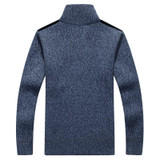 Mu Yuan Yang Sweaters 2017 Autumn And Winter Casual Knitwear Male Pullovers Half Turtleneck Men's Sweaters Wool Blending Sweater