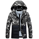 Mu Yuan Yang Mens Fatigues Jackets 2017 New Fashion White Duck Down Men' s Hooded Down Jacket And Coat Overcoat 2XL 3XL