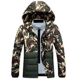 Mu Yuan Yang Mens Fatigues Jackets 2017 New Fashion White Duck Down Men' s Hooded Down Jacket And Coat Overcoat 2XL 3XL