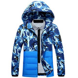 Mu Yuan Yang Mens Fatigues Jackets 2017 New Fashion White Duck Down Men' s Hooded Down Jacket And Coat Overcoat 2XL 3XL