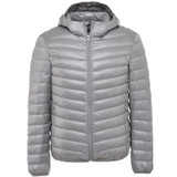 Mu Yuan Yang Hooded Ultralight Down Jackets 2017 Warm Clothing Men's White Duck Down Jacket Plus Size Lightweight Coat Overcoat