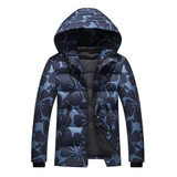 Mu Yuan Yang Hooded White Duck Down Jackets Flowers Pattern 50% Off Men' s Down Jackets 2017 Warm Clothing Hooded Coat Overcoat