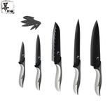 MU Brand 5 Piece Set Kitchen Knife Excellent Quality Stainless Steel Knife Sharp Blade Non Slip Handle Cooking Tools Hot Sale