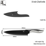 MU Brand 5 Piece Set Kitchen Knife Excellent Quality Stainless Steel Knife Sharp Blade Non Slip Handle Cooking Tools Hot Sale