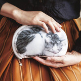 MSMO Cute Cat Cosmetic Bag 3D Printing Travel Makeup Bag 2017 Hot-selling Women Brand New
