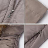 MS VASSA Winter Parkas Women 2017 New Fashion Autumn ladies long jackets detachable hood with fake fur plus size 7XL outerwear