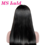 MS Lula Glueless Full Lace Human Hair Wigs Brazilian Straight Hair 130% Density With Baby Hair Remy Hair Free Shipping