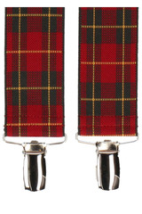 Mrs. Bow Tie Royal Stewart Tartan Suspenders
