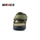 MRCCS New Manly Charms Summer Sandals,Trendy Simple Green/Brown Casual Shoes For Men,Wearable Genuine Leather Thick Rubber Sole