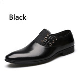 MRCCS New Gentle Men's Fashion Dress Shoes,Leather Oxford Shoes ,Side Lace Up Design Round Toe Casual Business Big Size 38-47