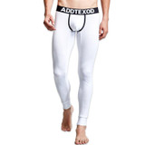 Mr.Gun Winter Warm Men Long Johns Cotton U Convex Thermal Long Underwear Men Thermo Underwear Solid Color Long Johns Underpants