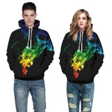 Mr.1991INC Top Designed Hoodies Men/Women 3d Sweatshirts Print Colorful Smoke Skulls Thin Unisex Hooded Hoodies Hoody