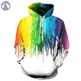 Mr.1991INC Splash paint Hoodies Men/Women Hooded Hoodies With Cap 3d Sweatshirt Print Paint Hoody Tracksuits Pullover Tops