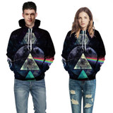 Mr.1991INC Space Galaxy Hoodies Men Women Unisex Hooded Sweatshirts 3d Print Light Refraction Rainbow Fashion Hoody Streetwear