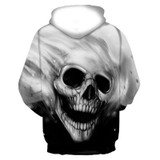 Mr.1991INC Skulls Sweatshirts Men/women Thin Fashion 3d Hoodies Print Skulls Hooded Hoodies With Hat Unisex Pullovers