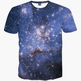 Mr.1991INC Newest Men/women 3d t-shirt short sleeve summer t shirt print cat horse scenery space galaxy t-shirt tops tees