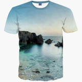 Mr.1991INC Newest Men/women 3d t-shirt short sleeve summer t shirt print cat horse scenery space galaxy t-shirt tops tees