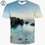 Mr.1991INC Newest Men/women 3d t-shirt short sleeve summer t shirt print cat horse scenery space galaxy t-shirt tops tees