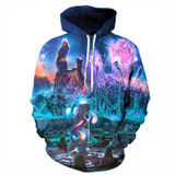 Mr.1991INC New Stylish Thin Sweatshirts Men/Women 3d Hoodies Digital Print Dreamy Cemetery Unisex Hooded Hoodies