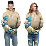 Mr.1991INC New Fashion Waves Hoodies Men/Women 3d Sweatshirts Print Colorful Sea Waves Unisex Thin Stylish Hooded Hoodies