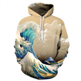 Mr.1991INC New Fashion Waves Hoodies Men/Women 3d Sweatshirts Print Colorful Sea Waves Unisex Thin Stylish Hooded Hoodies