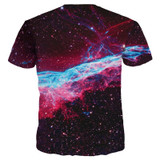Mr.1991INC New Fashion Space Galaxy T-shirt For Men/Women 3d Tshirts Cartoon Print Animals Summer Tops Tees