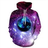 Mr.1991INC New Fashion Men/Women 3d Sweatshirts Print Black Hole Stars Space Galaxy Hooded Hoodies Unisex Pullovers