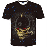 Mr.1991INC New Fashion Brand T-shirt Hip Hop 3d Print Skulls Harajuku Animation 3d T shirt Summer Cool Tees Tops Brand Clothing