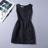 2018 Summer Floral Brocade Dresses For Girls Sleeveless Formal Events Girl Dress Teenage Party Wear Gowns Kids Children Clothes