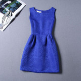 2018 Summer Floral Brocade Dresses For Girls Sleeveless Formal Events Girl Dress Teenage Party Wear Gowns Kids Children Clothes