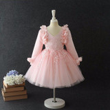 2018 Summer Flower Girls Dresses for Wedding Ceremony Party Prom Dress for Baby Girls Christening Gowns First Communion Dress