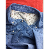 2018 Summer Female Denim Long Shirts Feminina Women Casual Cotton Jean Blouse Women's Tops Turn-down Pockets Light Blue