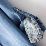 2018 Summer Female Denim Long Shirts Feminina Women Casual Cotton Jean Blouse Women's Tops Turn-down Pockets Light Blue
