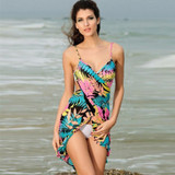 2018 Summer Fashion style women beach dress strap backless sexy V-neck dress one free size brand new