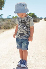 2018 Summer Fashion Baby Kids Boy Clothes Cowboy Suit Short-sleeved T-shirt+Jeans 2 Pcs Children Clothing Set Kids Suit