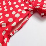 2018 Summer Dress Women Polka Dot Dress Vintage Rockabilly Swing Feminino Vestidos V Neck Short Sleeves Retro Party Dresses