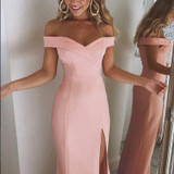 2018 Summer Dress Elegant Bohemian Women Evening Sexy Maxi Formal Party Dresses Strapless Solid Spring Girl Dresses Vestidos Y5