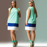 2018 Summer Dress 6XL Plus Size Women Dress Big Sizes Sleeveless White Casual Females Dress 5XL Mint Green Dress Beach Vestidos