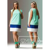 2018 Summer Dress 6XL Plus Size Women Dress Big Sizes Sleeveless White Casual Females Dress 5XL Mint Green Dress Beach Vestidos