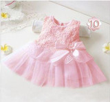 2018 summer cute infant baby girls Sleeveless princess dresses kid children toddlers clothing vestido infantil pink white 2018 summer cute infant baby girls Sleeveless princess dresses kid children toddlers clothing vestido infantil pink white