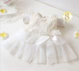 2018 summer cute infant baby girls Sleeveless princess dresses kid children toddlers clothing vestido infantil pink white 2018 summer cute infant baby girls Sleeveless princess dresses kid children toddlers clothing vestido infantil pink white