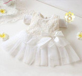 2018 summer cute infant baby girls Sleeveless princess dresses kid children toddlers clothing vestido infantil pink white 2018 summer cute infant baby girls Sleeveless princess dresses kid children toddlers clothing vestido infantil pink white