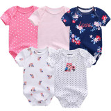 2018 Summer cotton Baby Rompers Toddler Jumpsuit spring Baby Girls boys Newborn clothes bebe overall clothes baby clothing