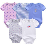 2018 Summer cotton Baby Rompers Toddler Jumpsuit spring Baby Girls boys Newborn clothes bebe overall clothes baby clothing