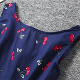 2018 Summer Cute Baby Girl Sundress Sweet Kid Birthday Party Dresses Infant Sleeveless Outfits Cherry Dress for Baby Casual Wear 2018 Summer Cute Baby Girl Sundress Sweet Kid Birthday Party Dresses Infant Sleeveless Outfits Cherry Dress for Baby Casual Wear